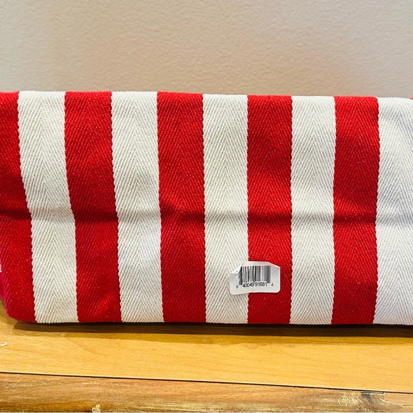 JOSIE MARAN Bold Red and White Tote - Picture 4 of 6